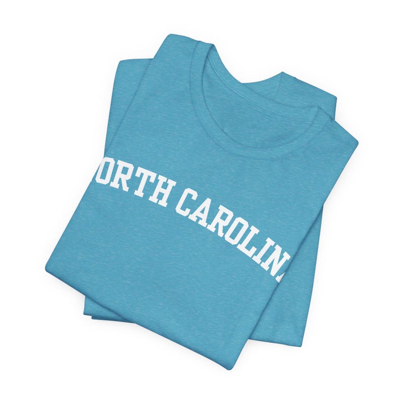 North Carolina T-Shirt, Collegiate Aesthetic image 10
