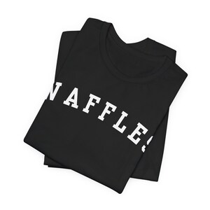 Waffles T-Shirt, Funny Waffles Lover Shirt, Waffle Connoisseur image 4
