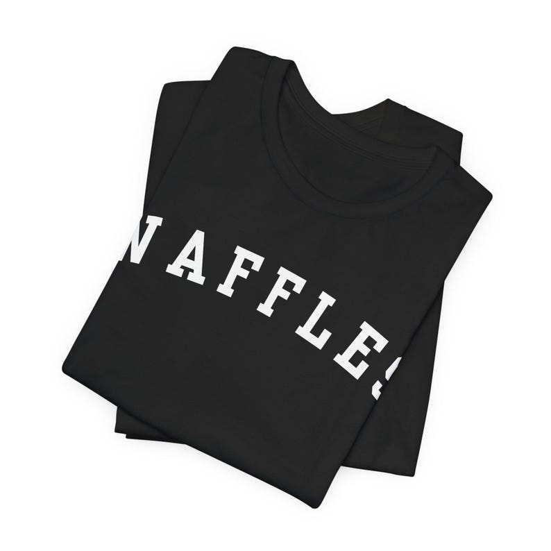 Waffles T-Shirt, Funny Waffles Lover Shirt, Waffle Connoisseur image 4