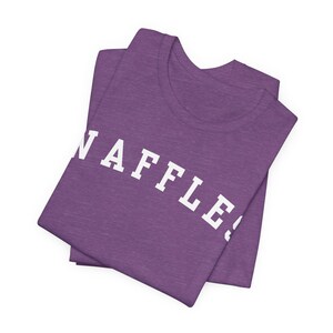 Waffles T-Shirt, Funny Waffles Lover Shirt, Waffle Connoisseur image 15