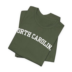 North Carolina T-Shirt, Collegiate Aesthetic image 7