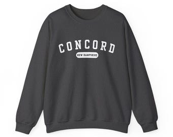 Concord New Hampshire Sweatshirt, Concord Crewneck Sweatshirt