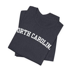 North Carolina T-Shirt, Collegiate Aesthetic image 9