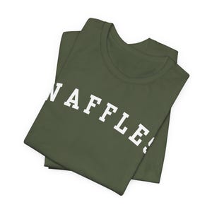 Waffles T-Shirt, Funny Waffles Lover Shirt, Waffle Connoisseur image 5