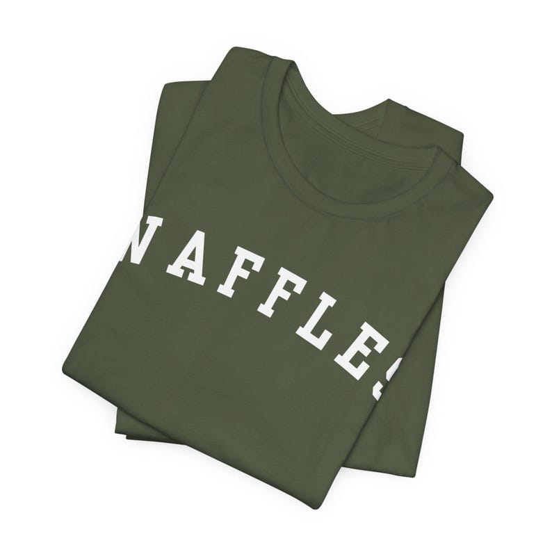 Waffles T-Shirt, Funny Waffles Lover Shirt, Waffle Connoisseur image 5