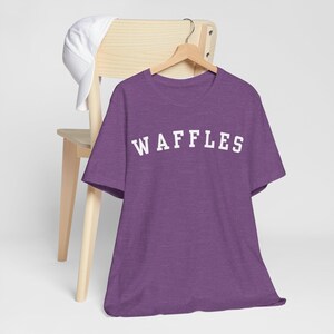 Waffles T-Shirt, Funny Waffles Lover Shirt, Waffle Connoisseur image 18