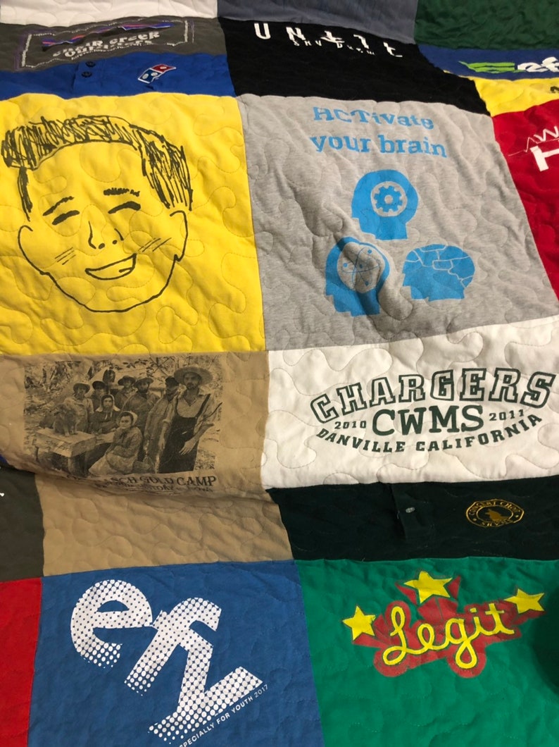 Tshirt Blanket Etsy