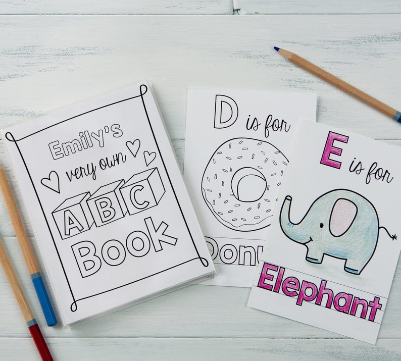 Download Abc Coloring Book For Kid S Activity Pdf Download 5x7