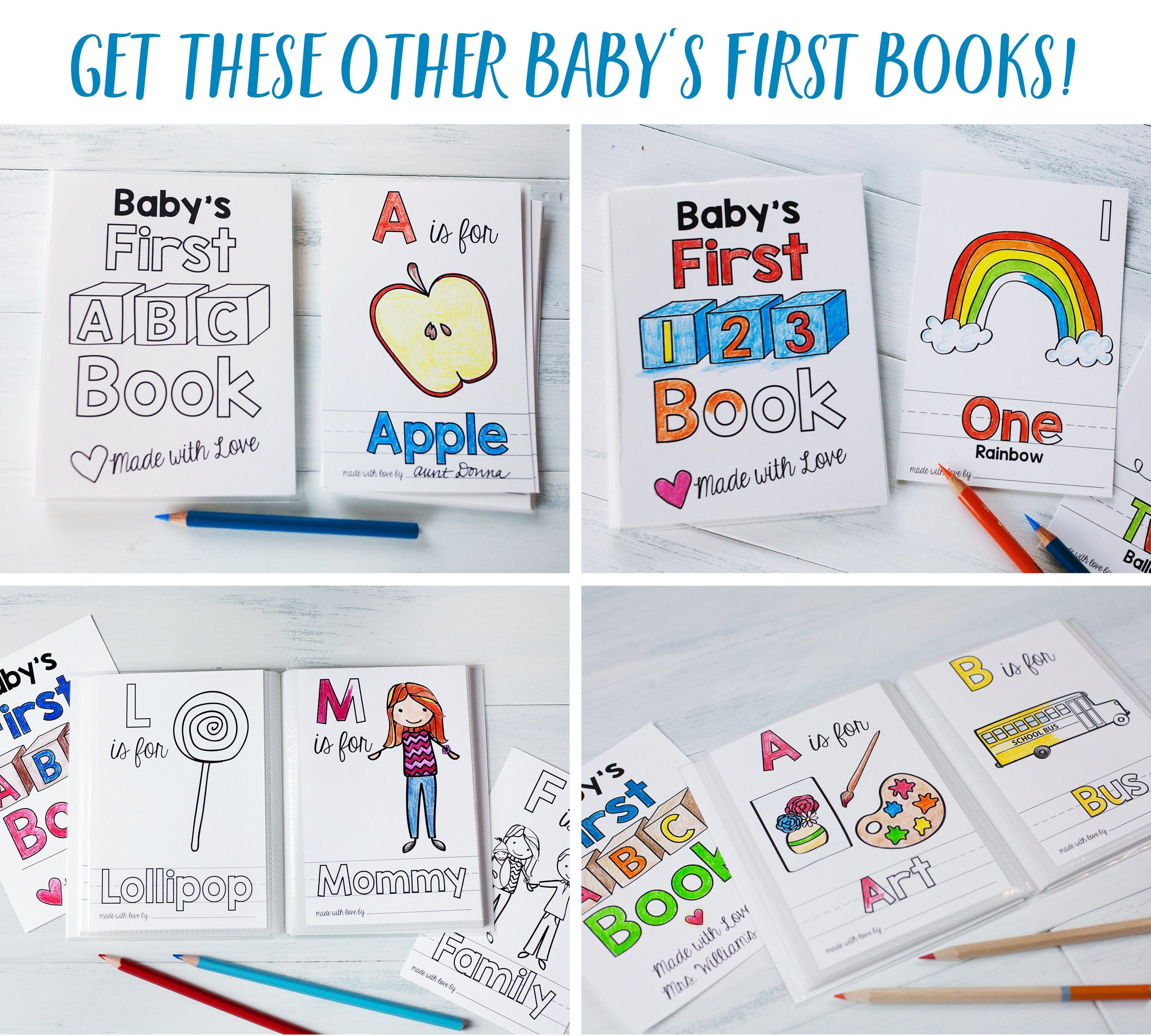 Baby's First Colors and Shapes Coloring Book: Baby Shower Activity (PDF ...
