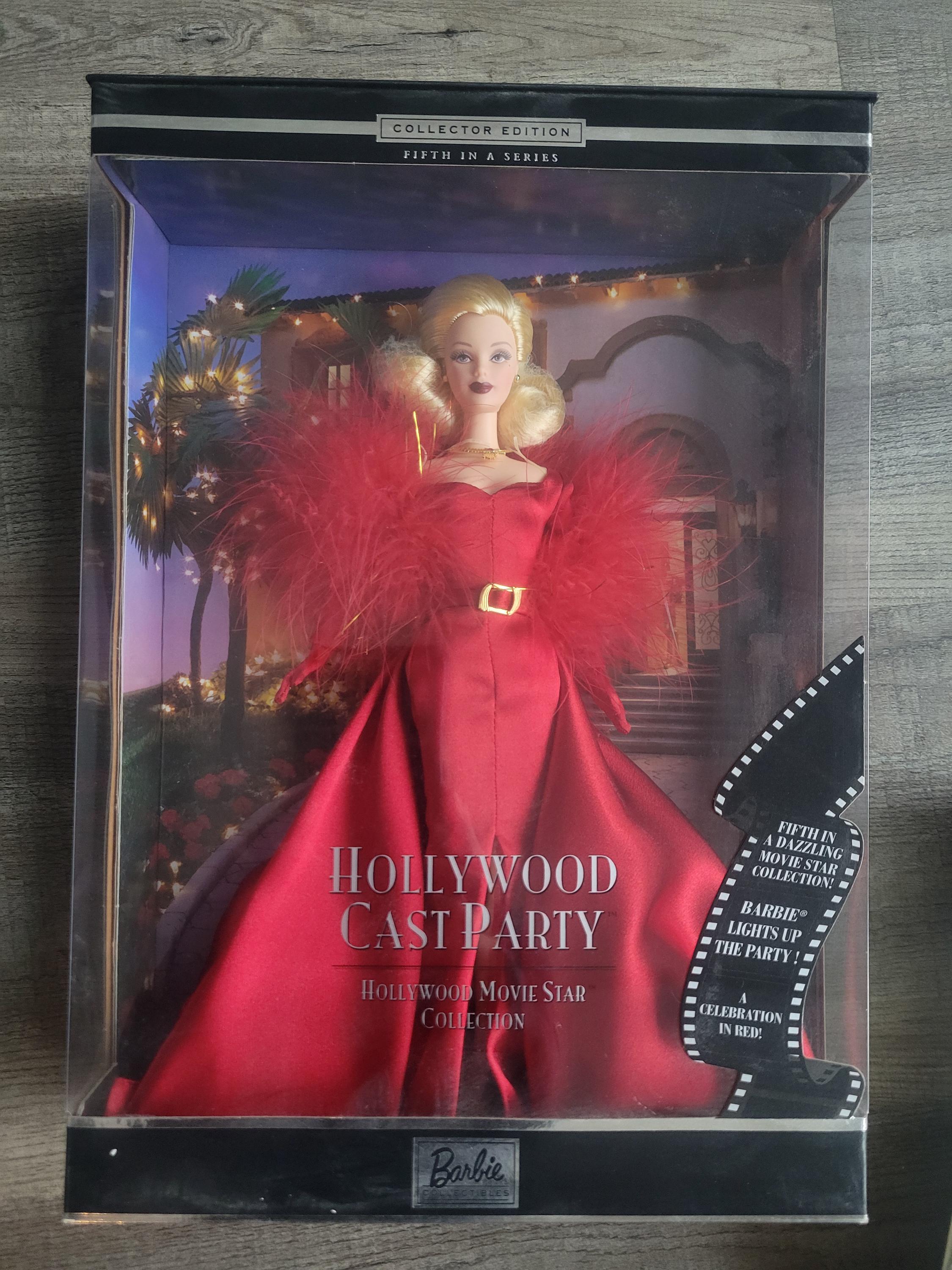 2001 Hollywood Cast Party Barbie Movie Star Collection 5th In A Series #50825