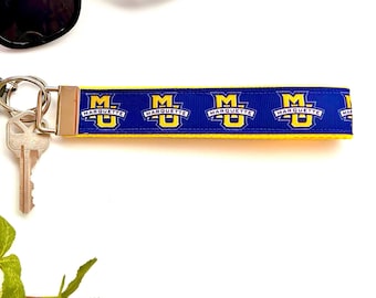 Marquette University Key Chain Wristlet Key Fob