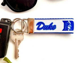 Duke University Key Chain Wristlet Key Fob