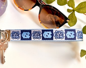 North Carolina Tar Heels Key Chain Wristlet Key Fob