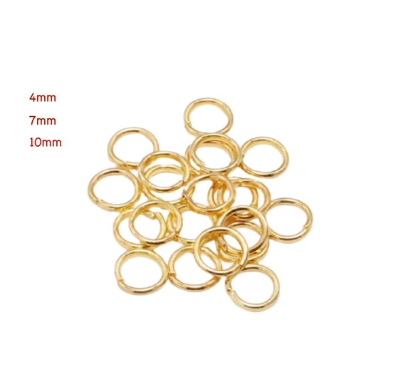 GOLD JUMP RINGS Stainless Steel Jump Rings Earring Findings Etsy