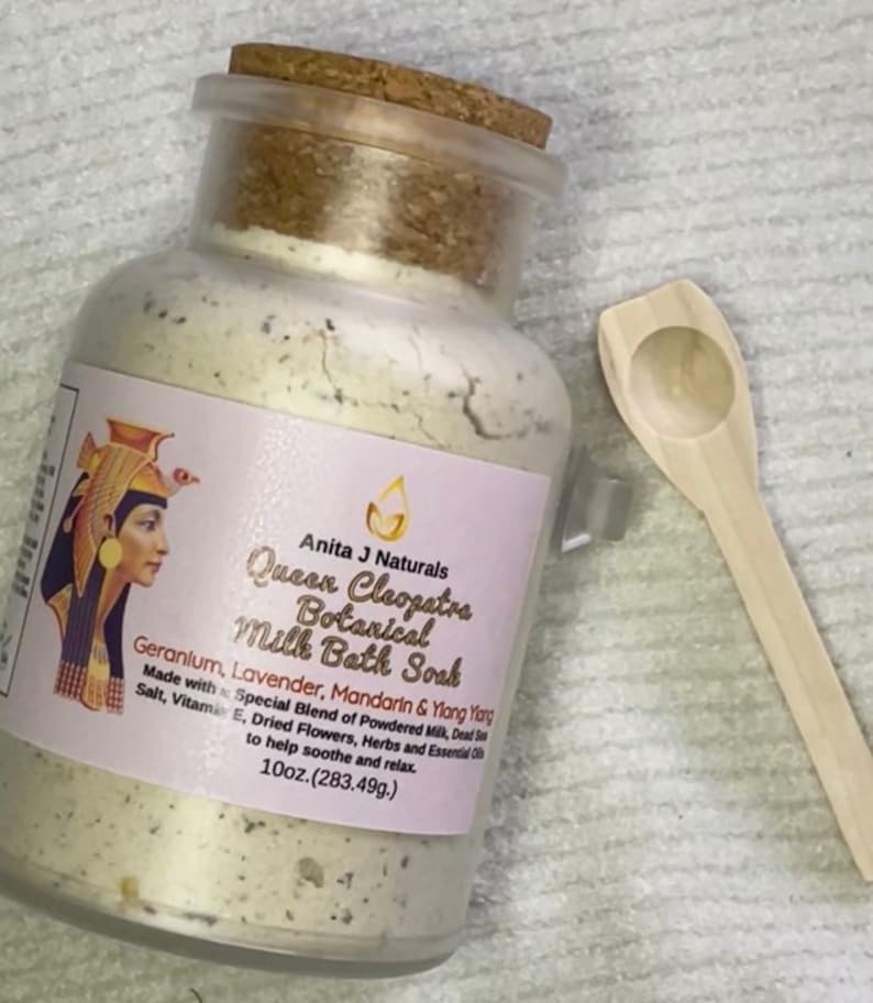 Milk Bath Queen Cleopatra Botanical Milk Bath Bath Ritual Milk Soak Natural Skincare Spa Bath - Etsy