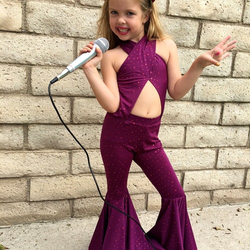 Selena Costume Purple Outfit Girls Size - Etsy