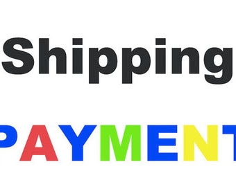 Shipping payment or Fee for resolution