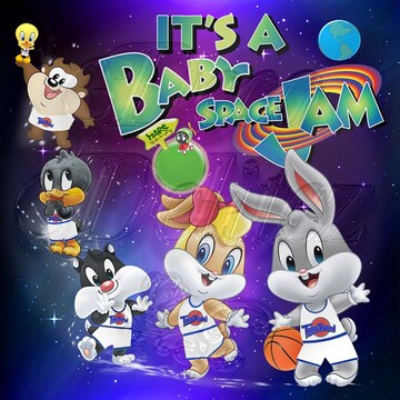Custom Designed It's A BABY JAM With The GANG Party Backdrop; Baby Jam Baby Shower Backdrop; Cartoon Character ; Birthday Party Backdrop