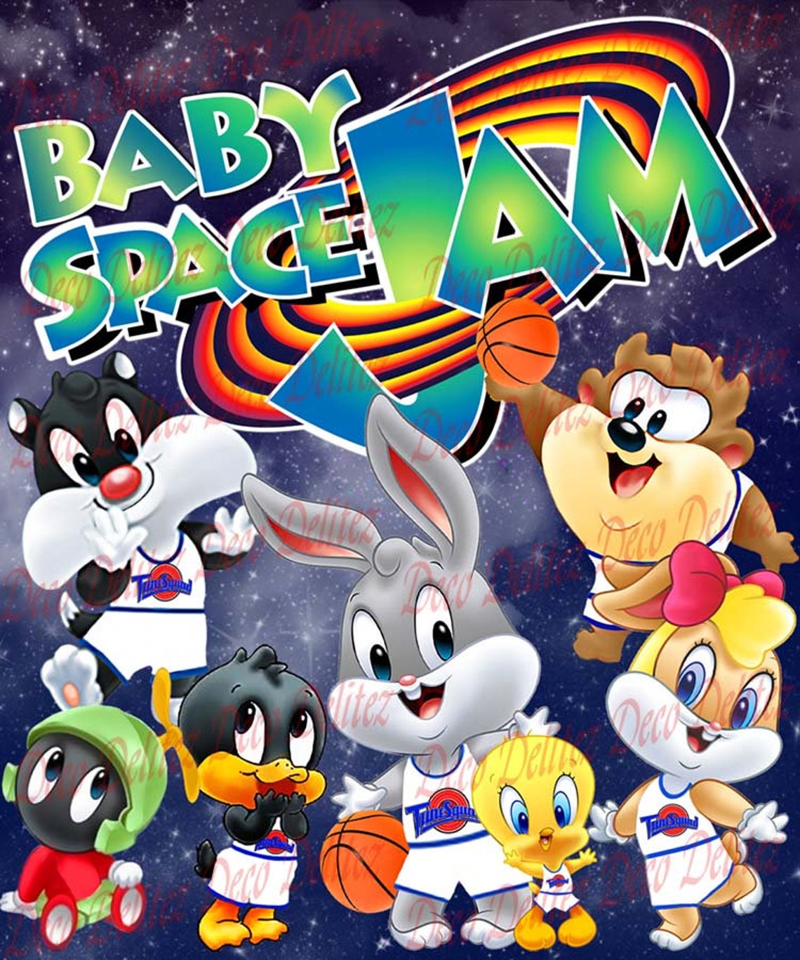 Space Jam Inspired BABY SPACE JAM Shower/Birthday Party | Etsy