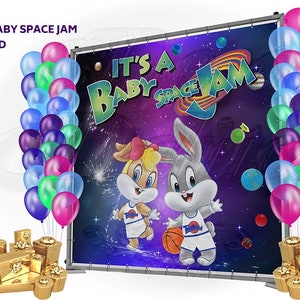 Space jam baby shower theme sales