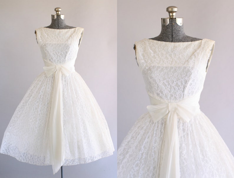 1950s Dress 50s Wedding