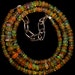40%off 16.7'' AAA smooth roundel shape multi wello fire Ethiopian opal beads strands good quality wholesale price. 0298