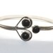 Black stone bangle, bracelet, Gemstone bangle, bangle, brass bangle, personalised bangle, stone bracelet, indian jewellry
