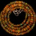 40%off 18'' AAA smooth roundel shape multi wello fire Ethiopian opal beads strands good quality wholesale price. 0313