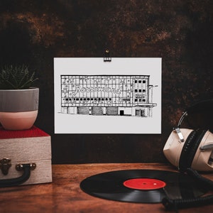 Barrowland Glasgow Music Art Print Gift - Scottish Gift - Barrowlands Gift - Barras Glasgow - Barras Print - Gift For Scottish Music Fan