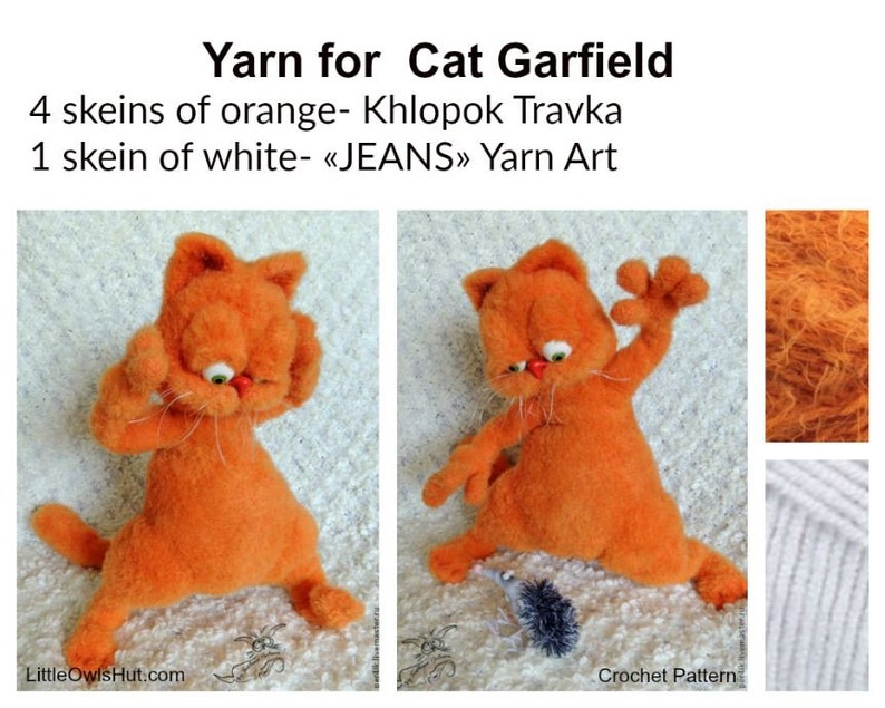 top quality sale Yarn to Make Cat Garfield best prices top quality sale Yarn to Make Cat Garfield best prices