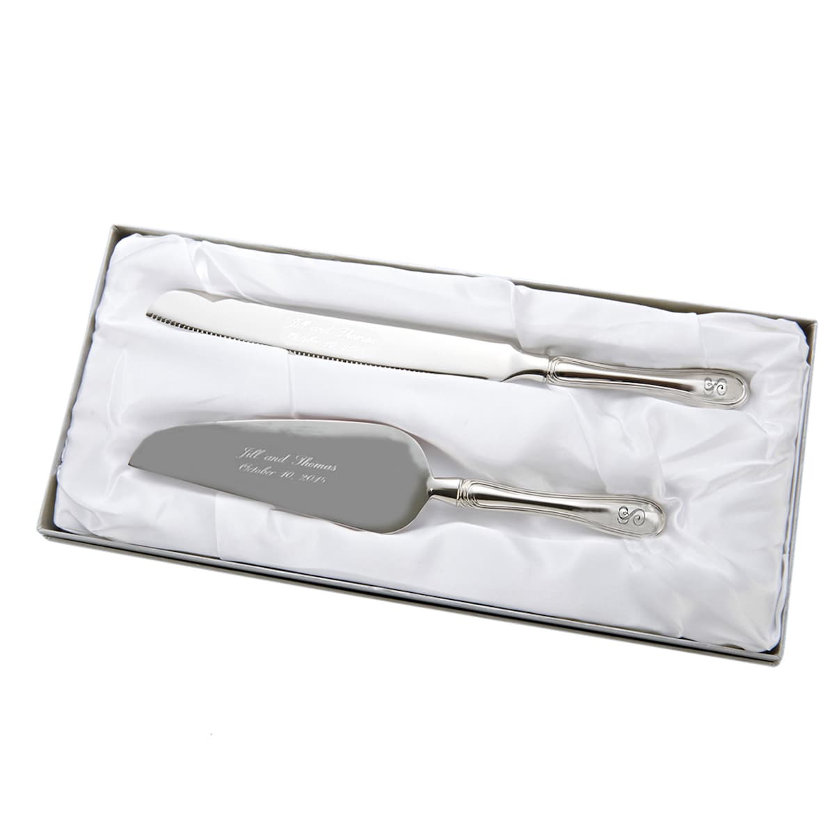 Westwood Serving Set With Free Initial on Handles Wedding Cake Serving Set Engraved Cake Knife and Server Set Free Personalization - Etsy