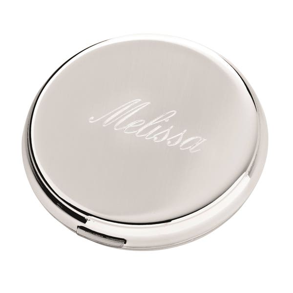 Round Compact | Personalized Gift | Compact Mirror | Gifts for Her | Bridesmaid Gift | Makeup Mirror | Purse Mirror FREE Personalization