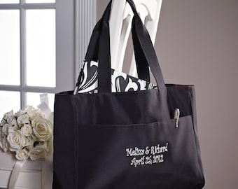 Wedding Planner Tote with optional planner | Wedding Planner | Bride's Tote | Gift for Bride | Wedding Planning Tote | Executive Tote Bag