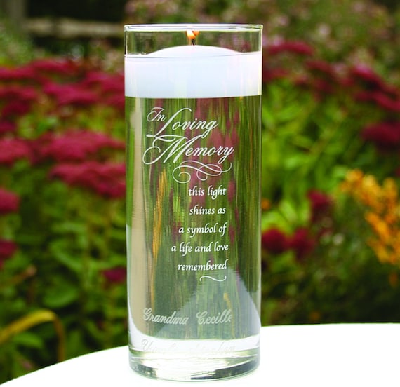Home Décor Because of Your Life Memorial Vase In Loving Memory Vase