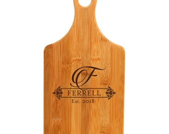 Personalized Cutting Board Decor | Custom Bar Board | Housewarming Gift | Personalized Gift | Monogrammed Cutting Board | Bar Decor