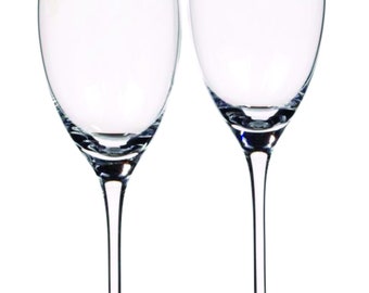 Oleg Cassini Ice Crystal Diamond Toasting Flutes | Wedding Toasting Flutes | Champagne Flutes | Toasting Glasses | Wedding Flutes