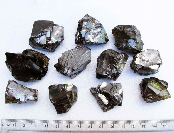 US Seller ELITE Shungite Noble Natural C60 rough raw 0.5Lb Healing Clean Water