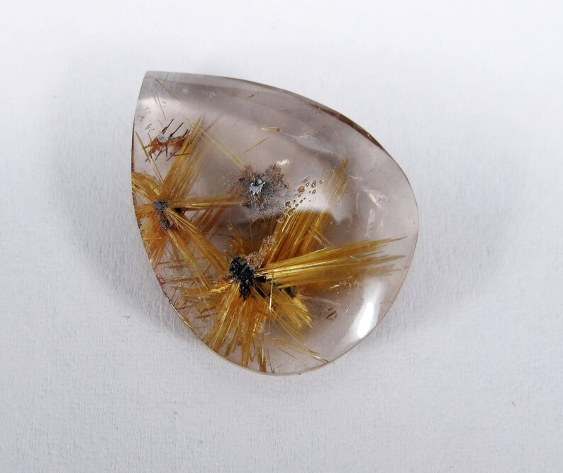 RUTILATED Quartz Golden Star crystal pendant rutile 19.2Ct Etsy