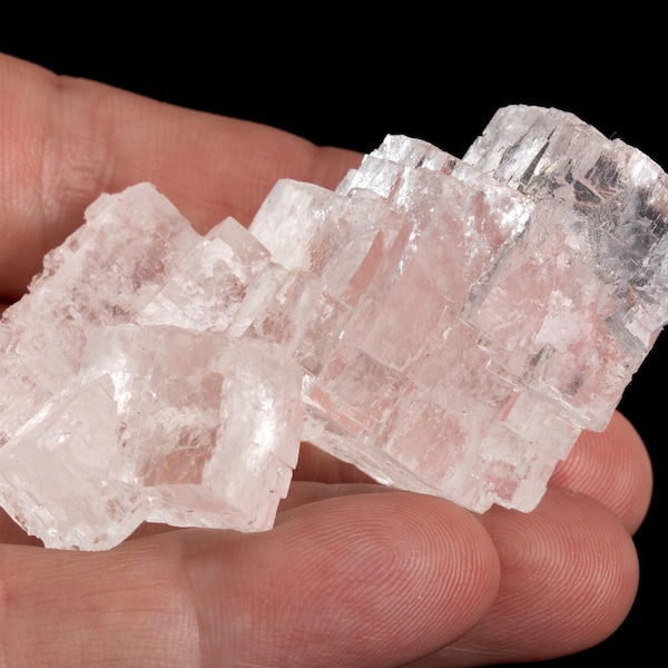 Rare HALITE crystal 1.45 oz fluorescent stone specimen #1186k - POLAND