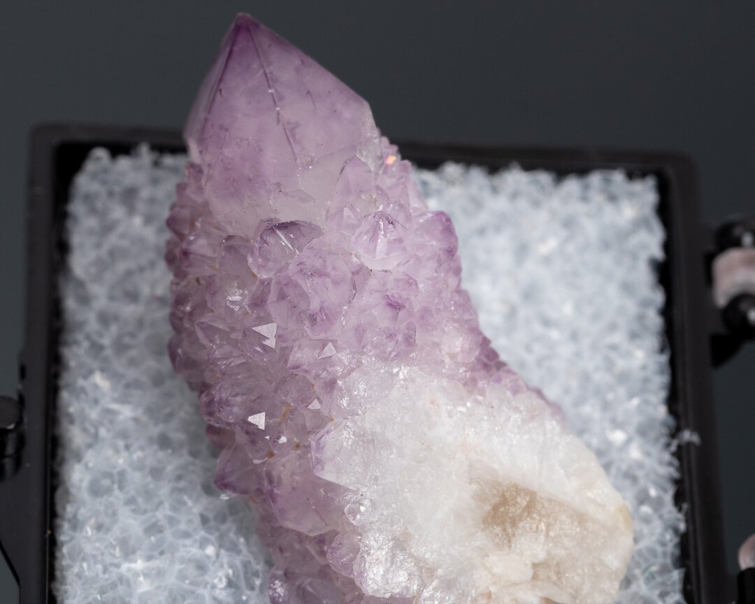 Spirit AMETHYST Cactus QUARTZ Crystals Cluster 0.32 Oz Specimen ...