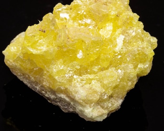 Rare SULPHUR sulfur crystal 1.13 oz healing chakra stone specimen #3540k - Peru