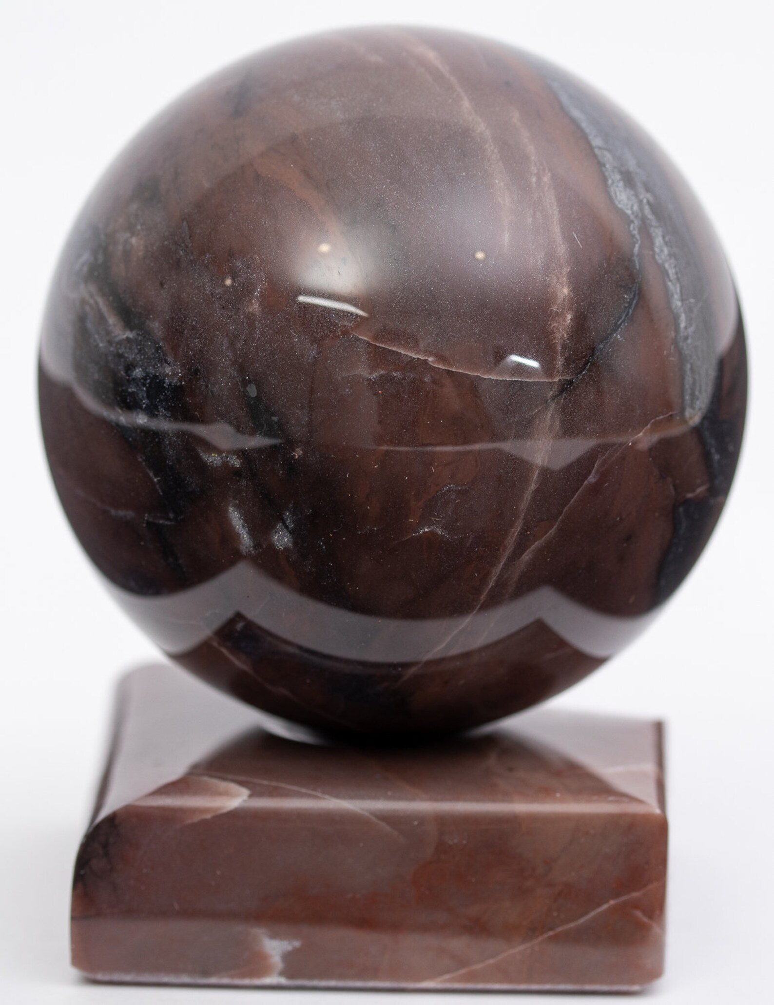 RARE Polished IRNIMITE Blue Jasper sphere 63 mm with stand | Etsy