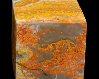 BUMBLE BEE Jasper polished cube stone 9.38 oz #4756T - INDONESIA