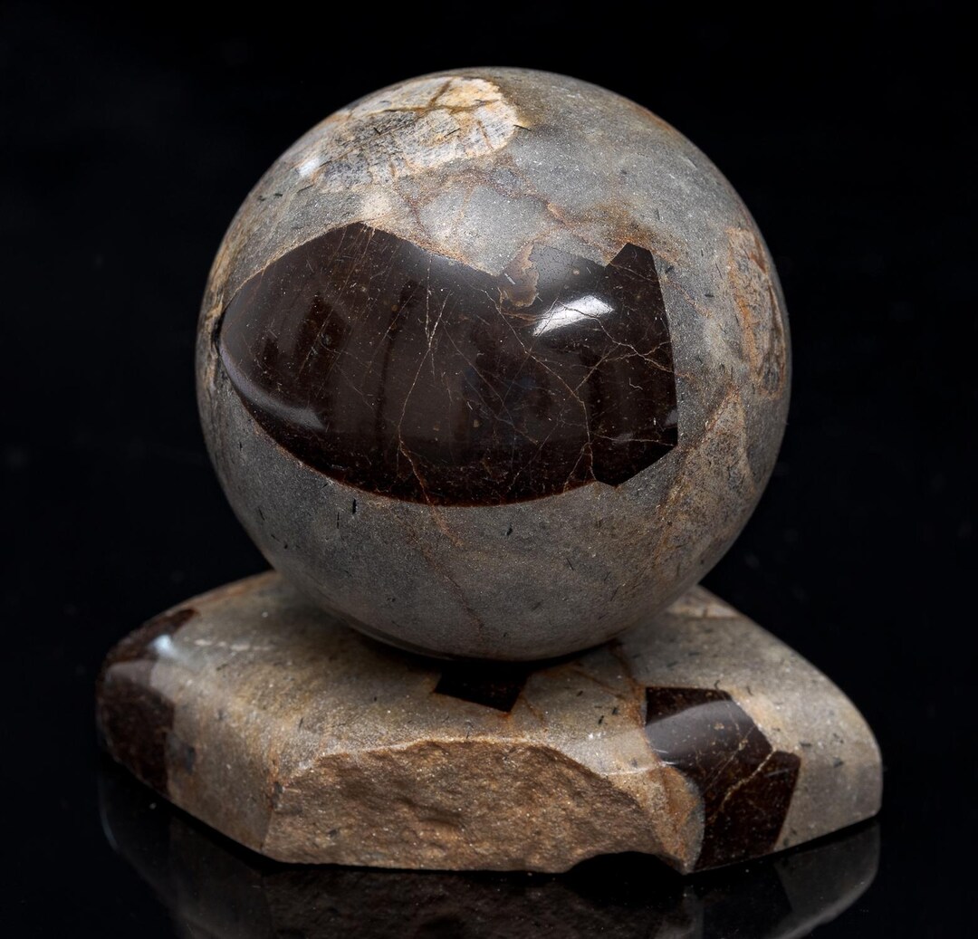 STAUROLITE in MUSCOVITE Shale Sphere With Feldspar Inclusions Crystal 2 ...