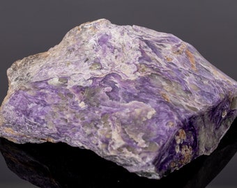 CHAROITE polished purple sliced stone 1.17 LBS specimen #1081T Crown / Heart Chakra / Scorpio, Sagittarius