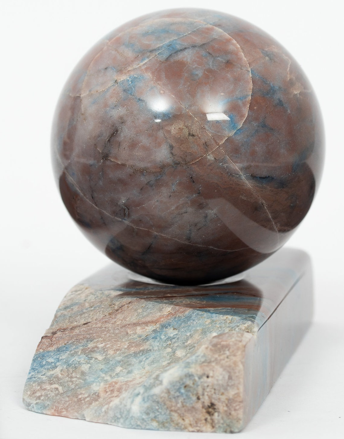 RARE Polished IRNIMITE Blue Jasper Sphere 2.24 With - Etsy
