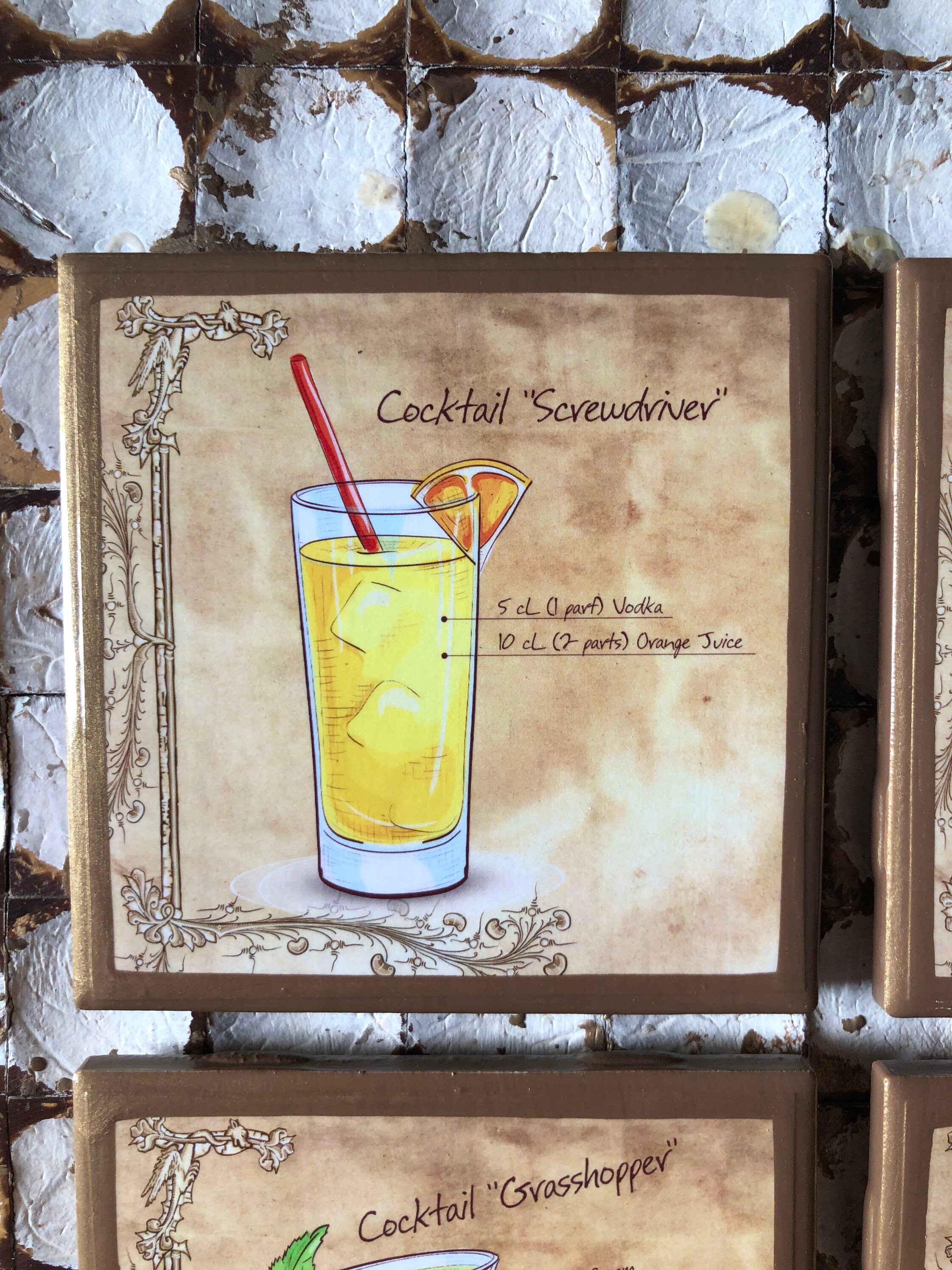 Cocktail coasters discount