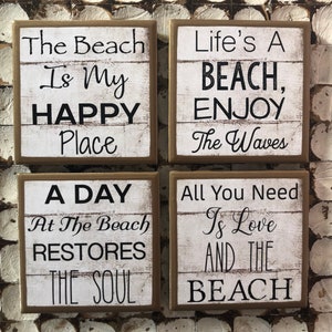COASTERS! Beach house coasters beach loving coasters with gold trim