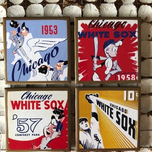 COASTERS! Chicago vintage program cover coasters with gold trim