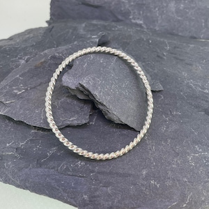 Twisted Sterling Silver Bracelet